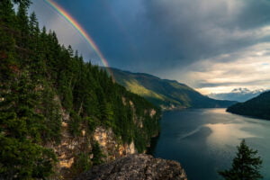 2022 Revelstoke Lake Revelstoke Waterworld Rainbow Vincent Schnabl 300x200 1 - Bison Lodge Revelstoke