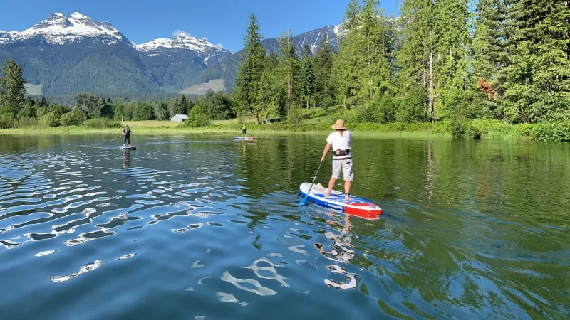 photo credit fine line sup and fly 1 - Bison Lodge Revelstoke